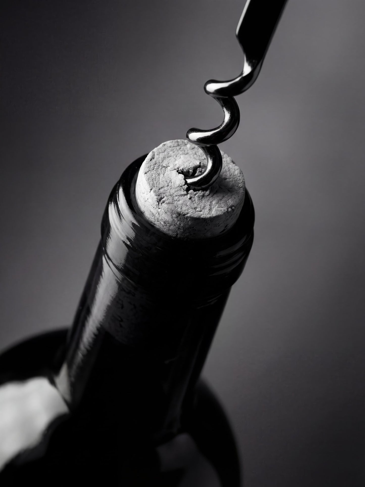 Wine Bottle Opening - Poster / Art Print