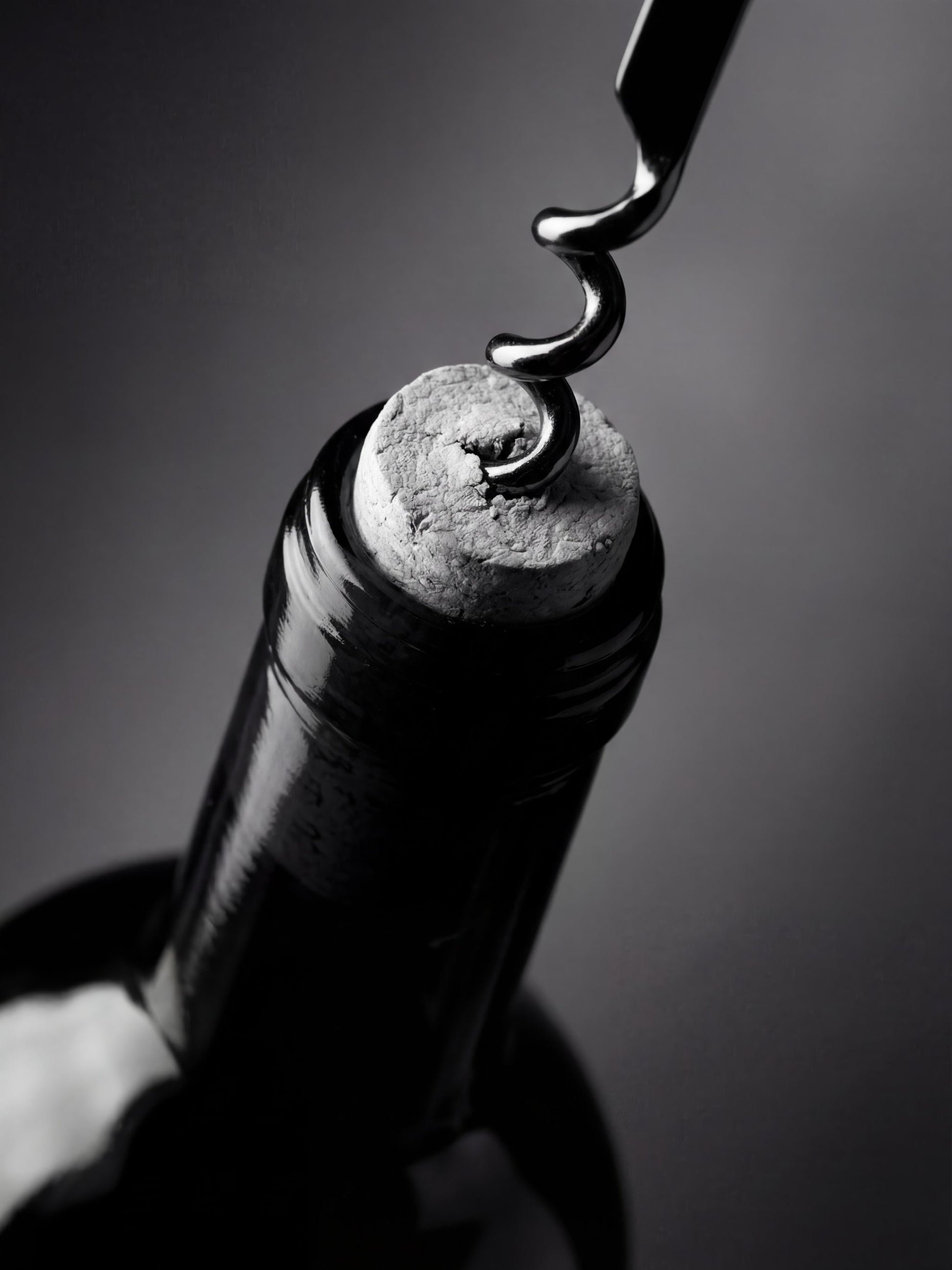Wine Bottle Opening - Poster / Art Print
