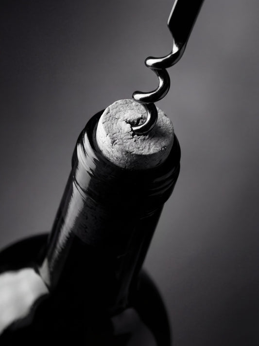 Wine Bottle Opening - Poster / Art Print