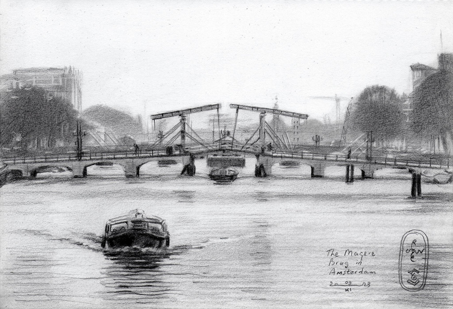 The Magere Brug In Amsterdam - 09-11-23 - Poster / Art Print