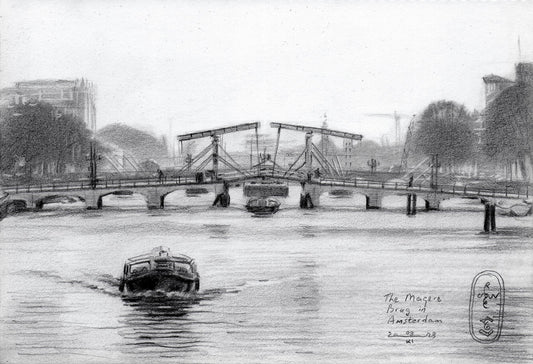 The Magere Brug In Amsterdam - 09-11-23 - Poster / Art Print
