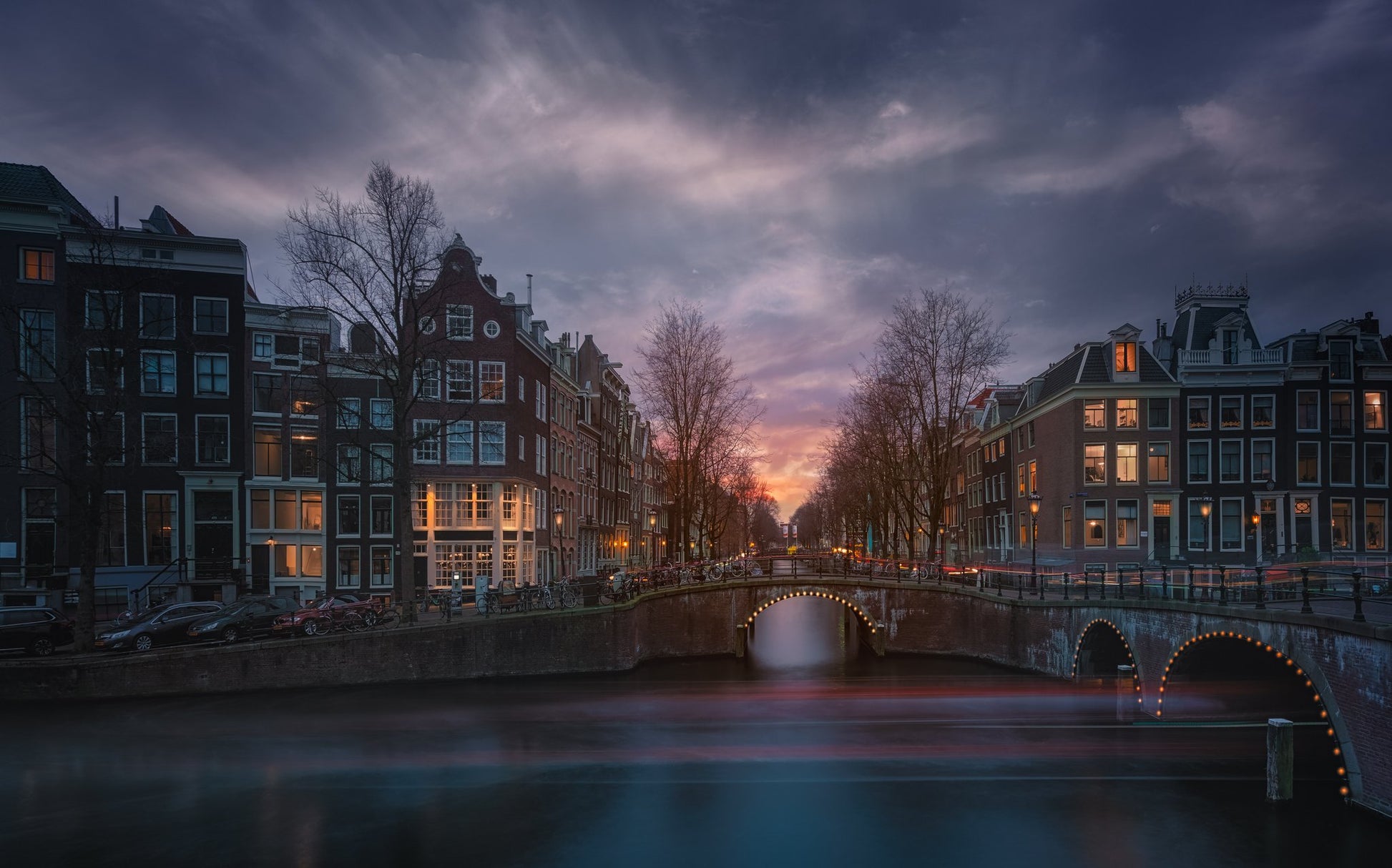 Amsterdam before the storm 7R21334 - Poster / Art Print