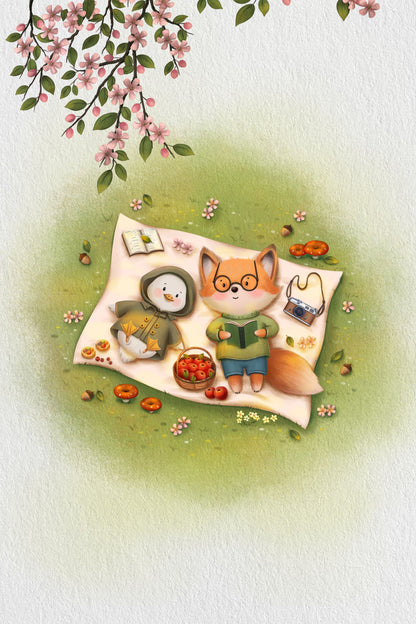 Picnic On the Grass - Poster / Art Print