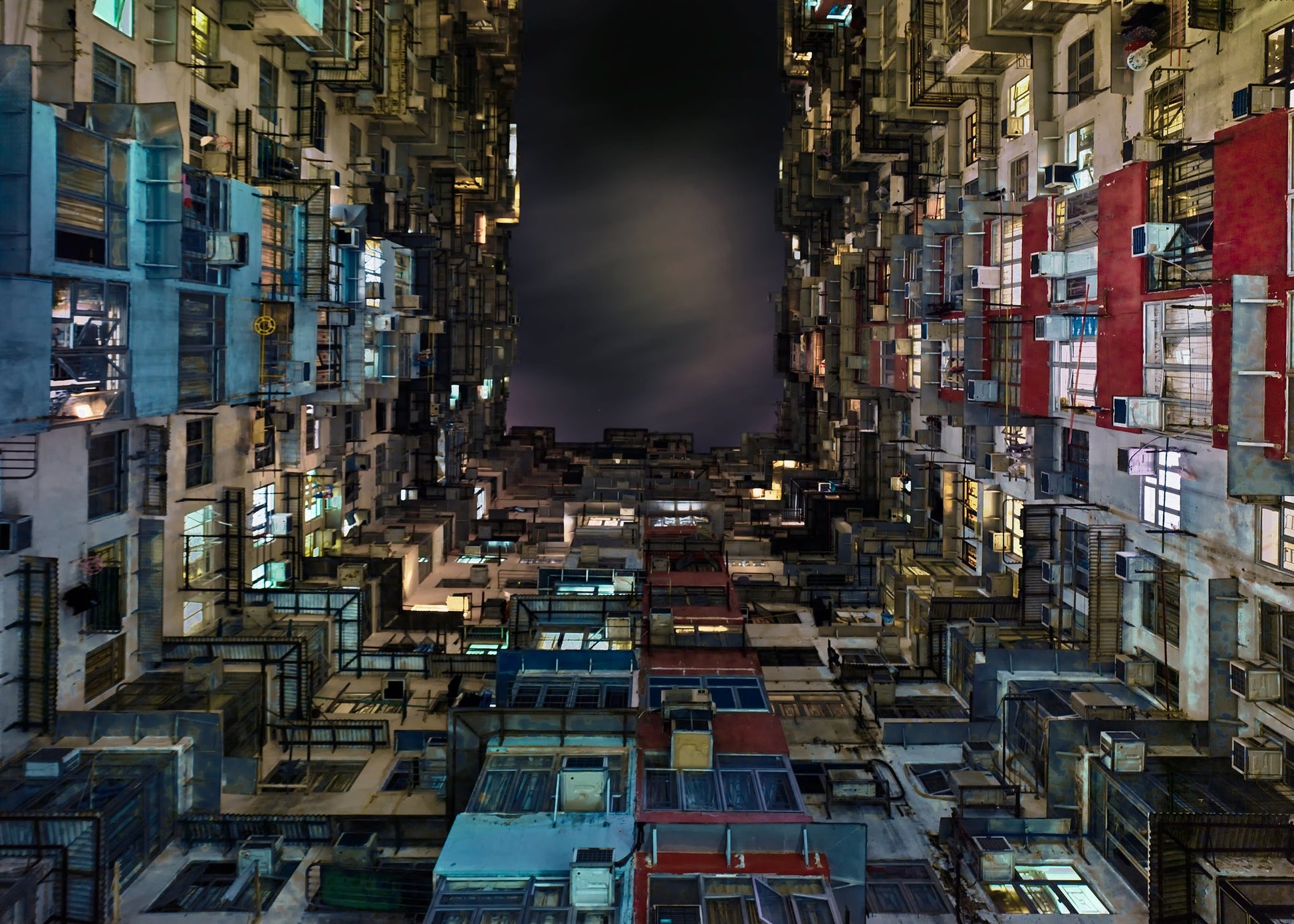 Monster Building Night - Poster / Art Print