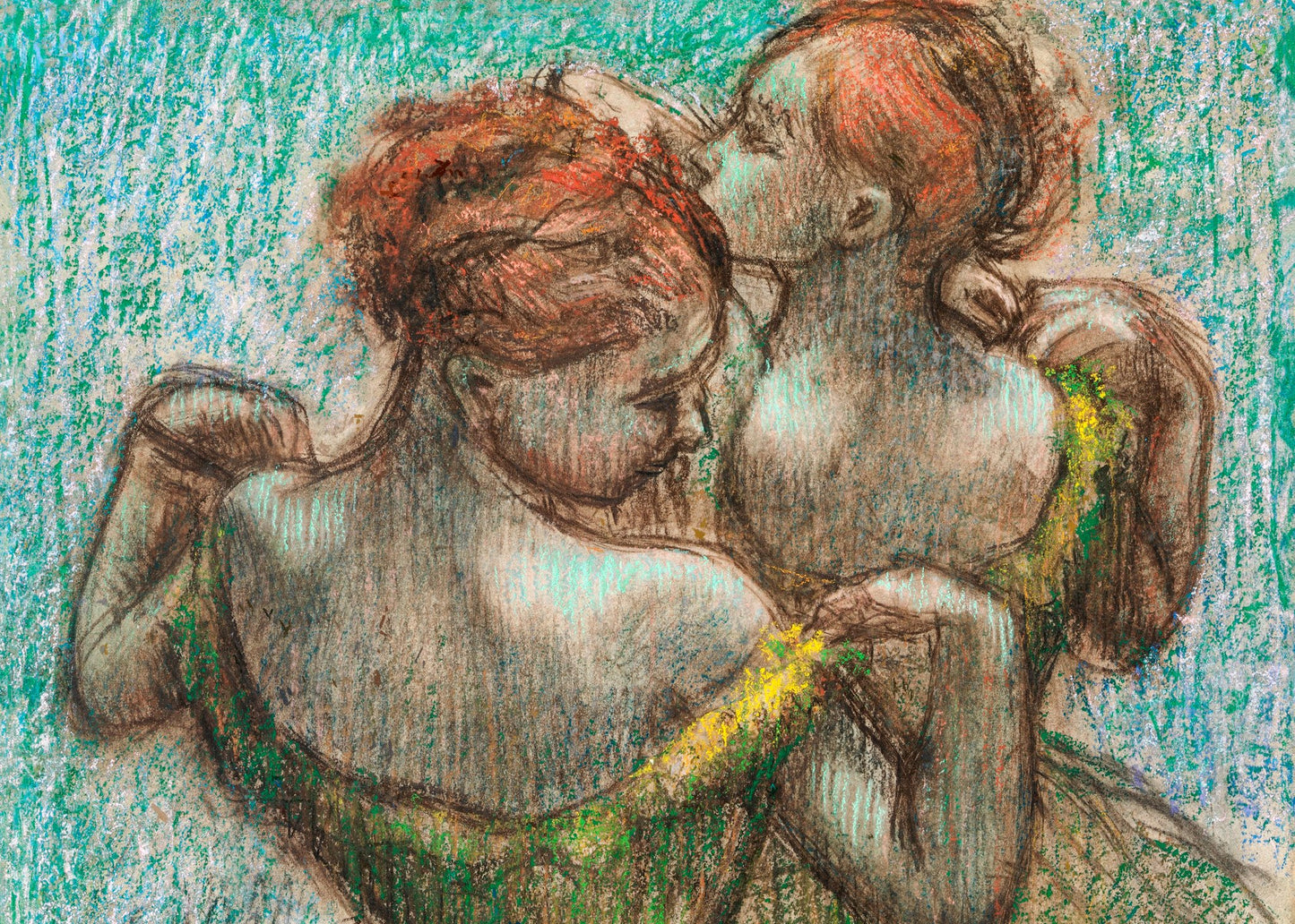 Two Dancers - Poster / Art Print