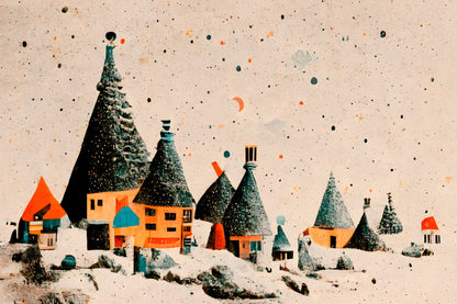 Fairy Village - Poster / Art Print