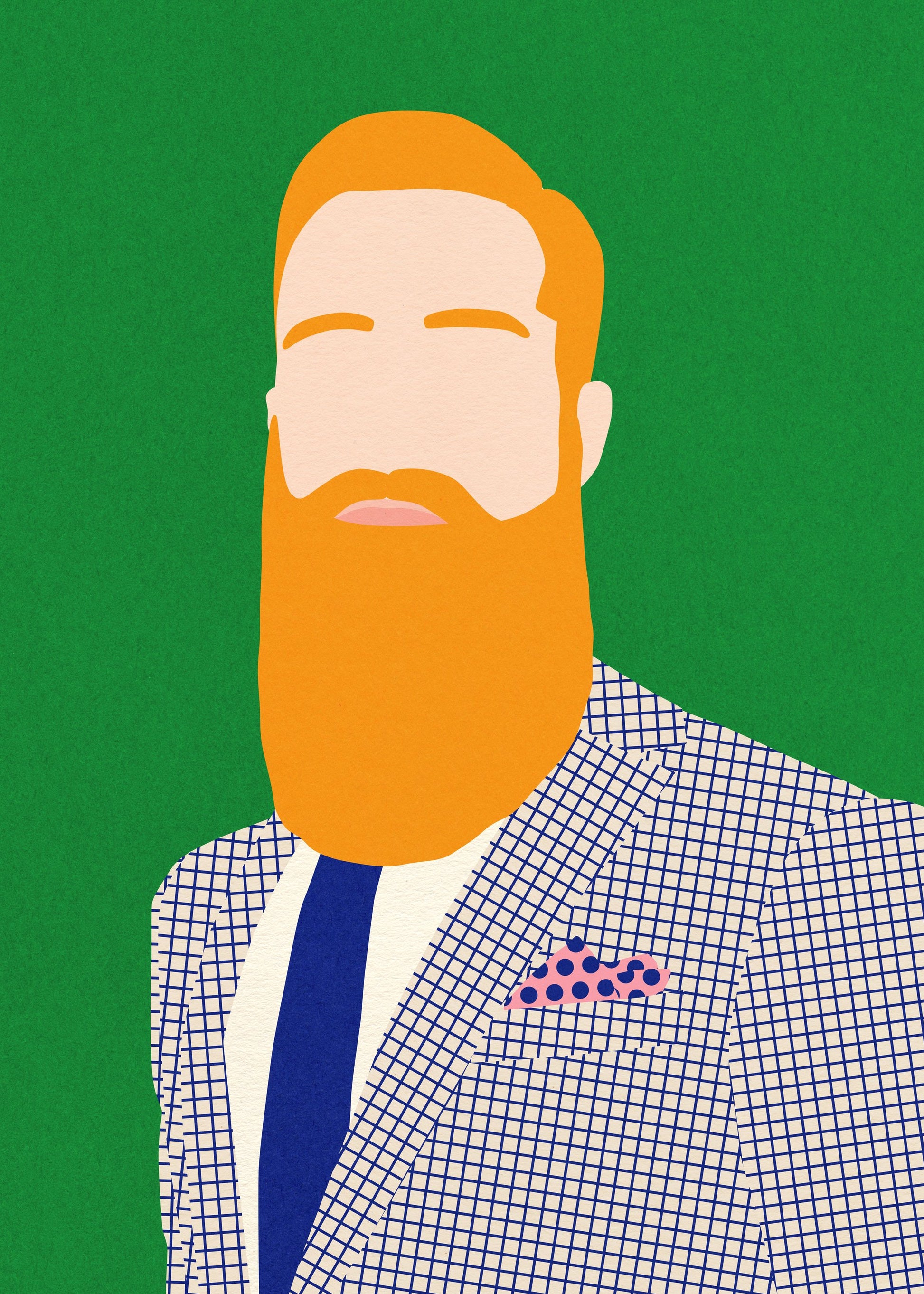 Men From Barber Shop - Poster / Art Print