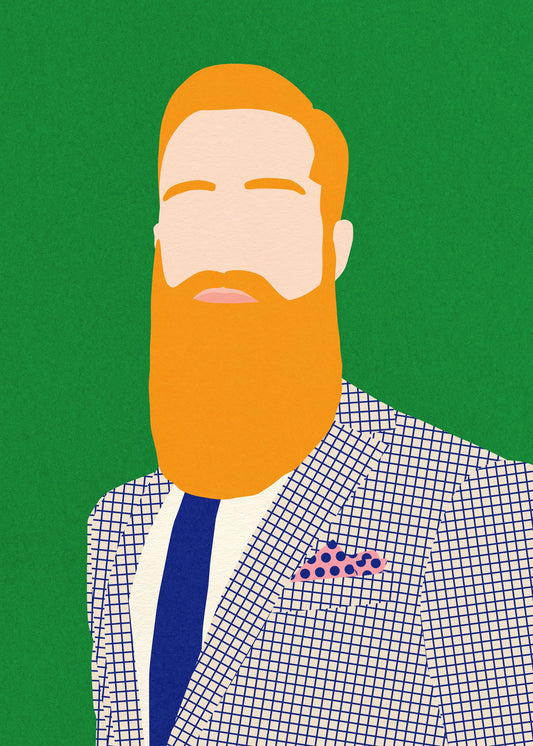 Men From Barber Shop - Poster / Art Print