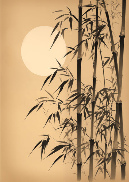 Evening Bamboo - Poster / Art Print