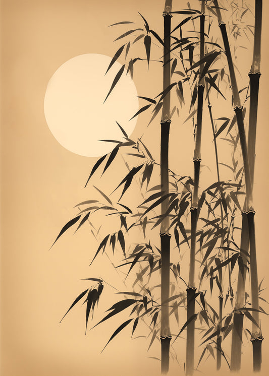 Evening Bamboo - Poster / Art Print