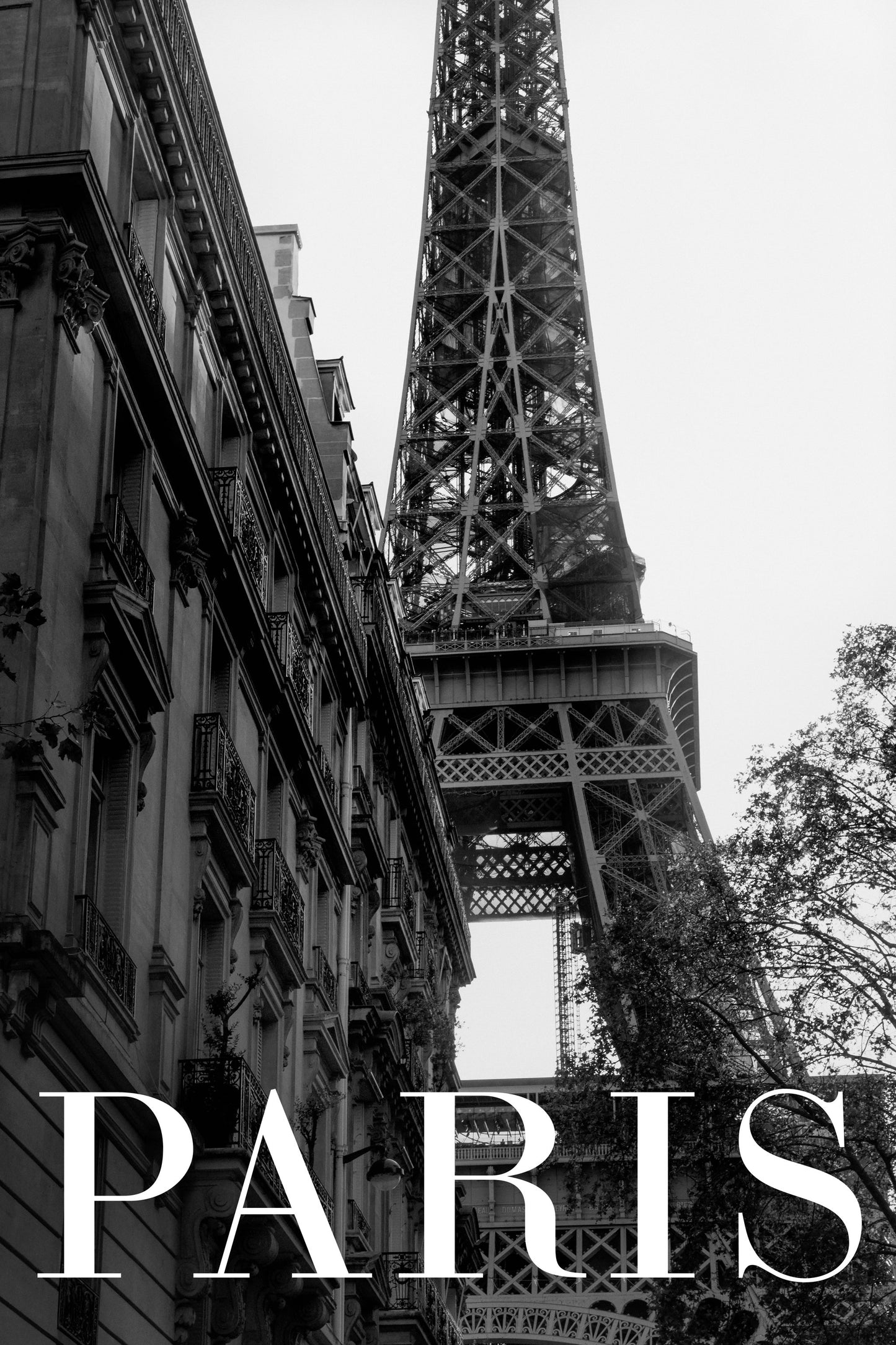 Paris Text 1 - Poster / Art Print