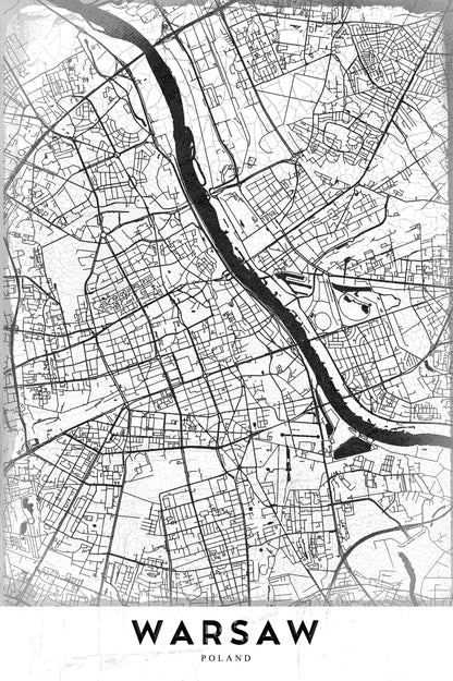 Warsaw - Poster / Art Print