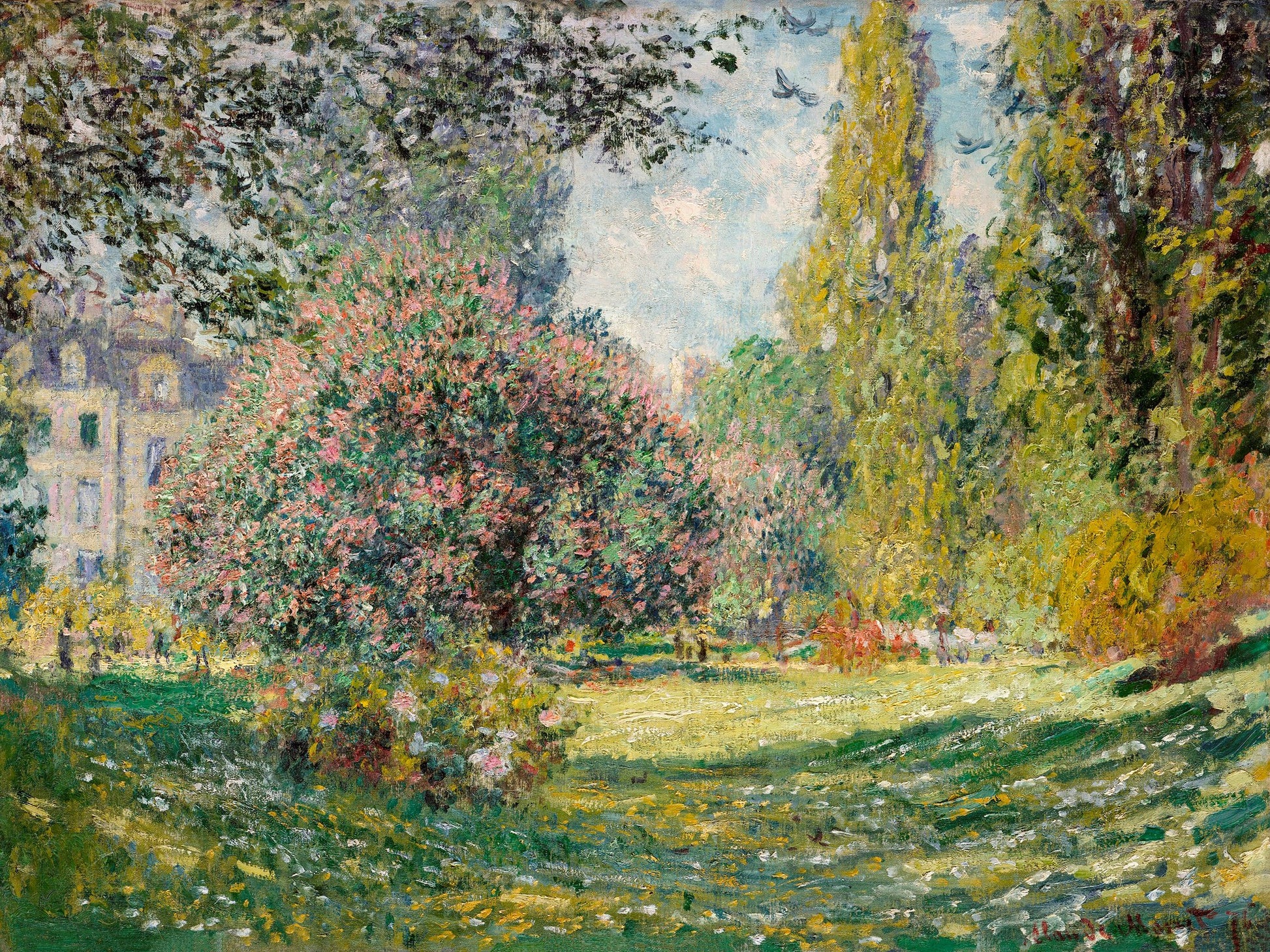 The Parc Monceau (1876) - Poster / Art Print