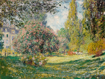 The Parc Monceau (1876) - Poster / Art Print