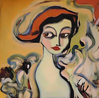 Woman With a Hat - Poster / Art Print