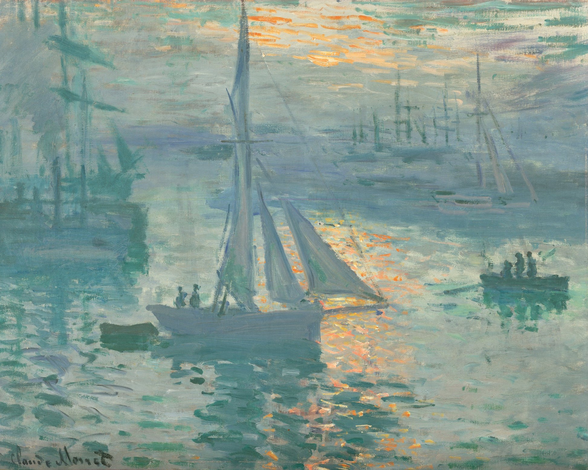 Sunrise (1873) By Claude Monet - Poster / Art Print