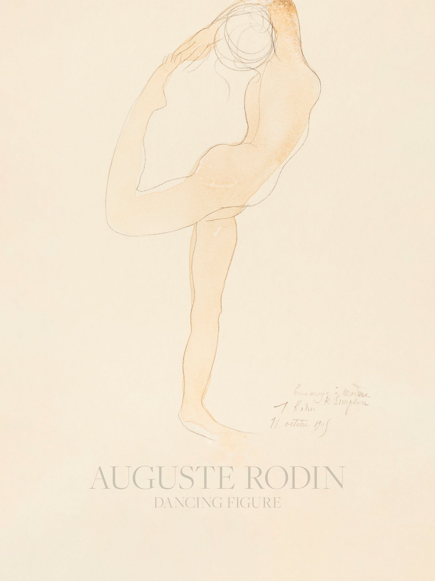 Dancing Figure (1905) - Poster / Art Print