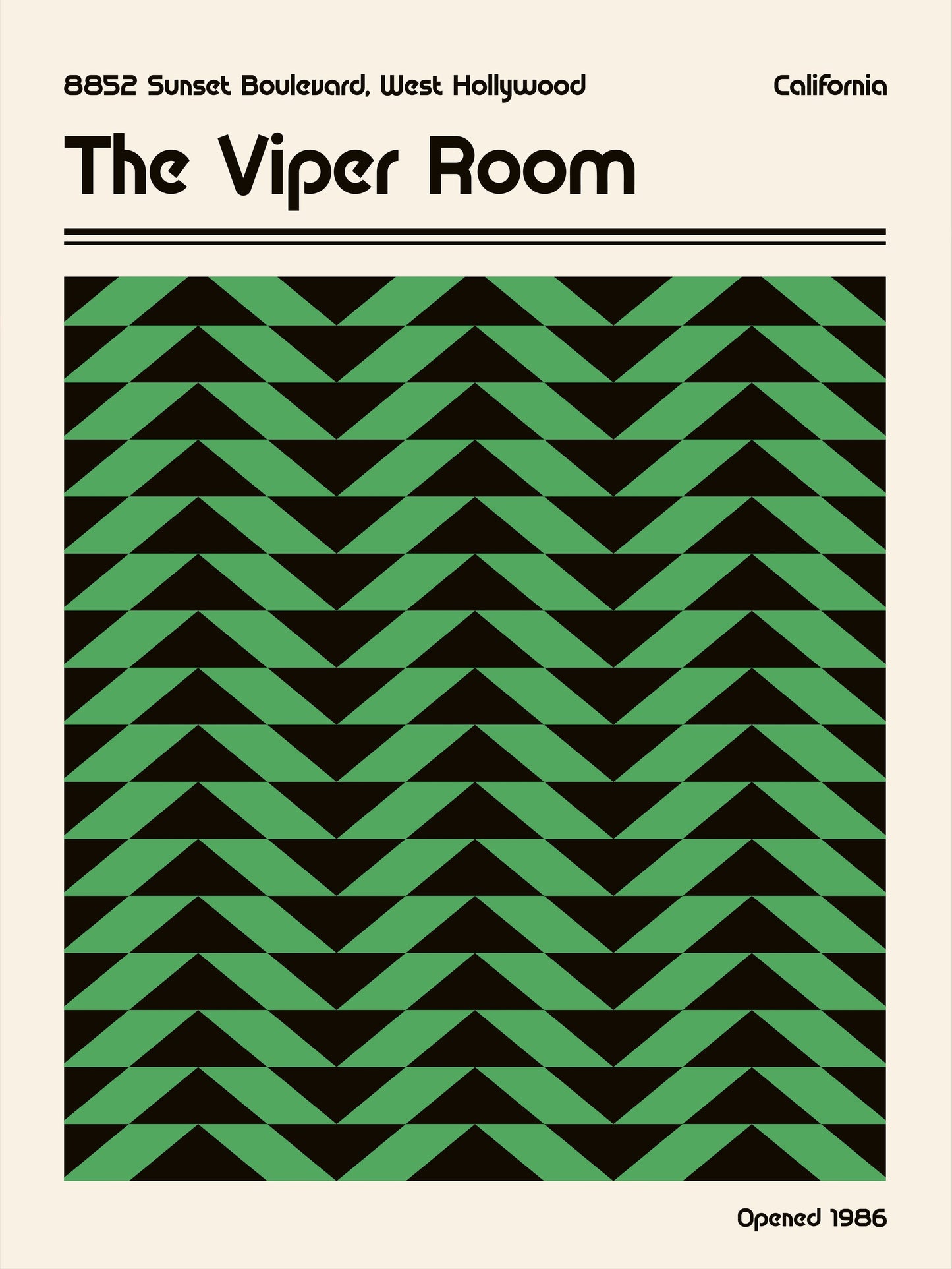 Viper Room Retro - Poster / Art Print