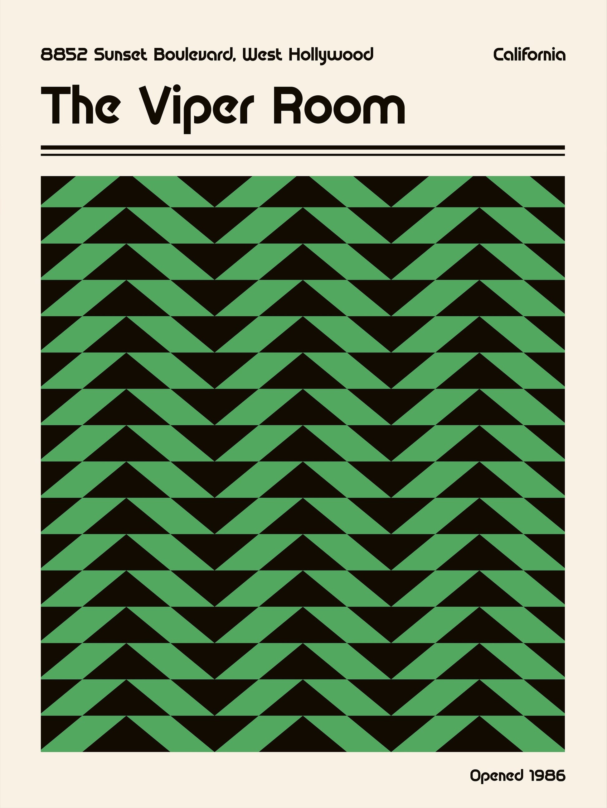 Viper Room Retro - Poster / Art Print