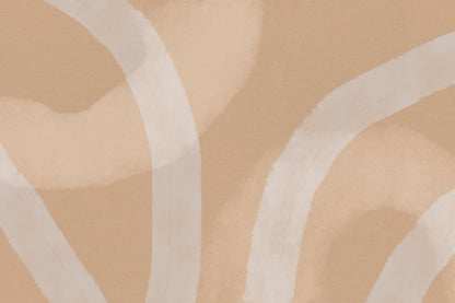 Neutral Abstract Watercolor. Minimalist In Pastel Colors No. 5 - Poster / Art Print