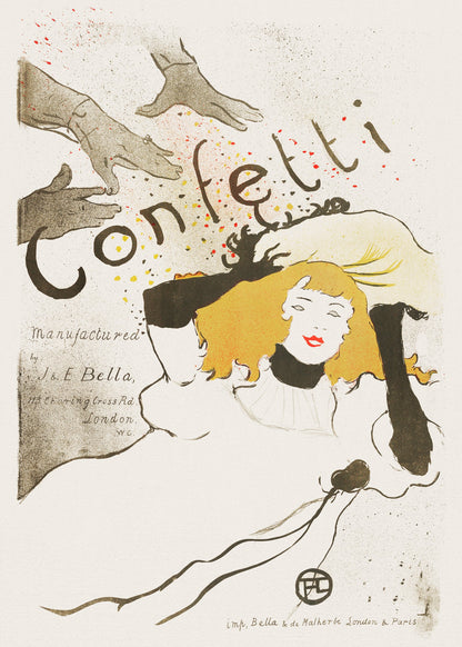 Confetti (1894) - Poster / Art Print