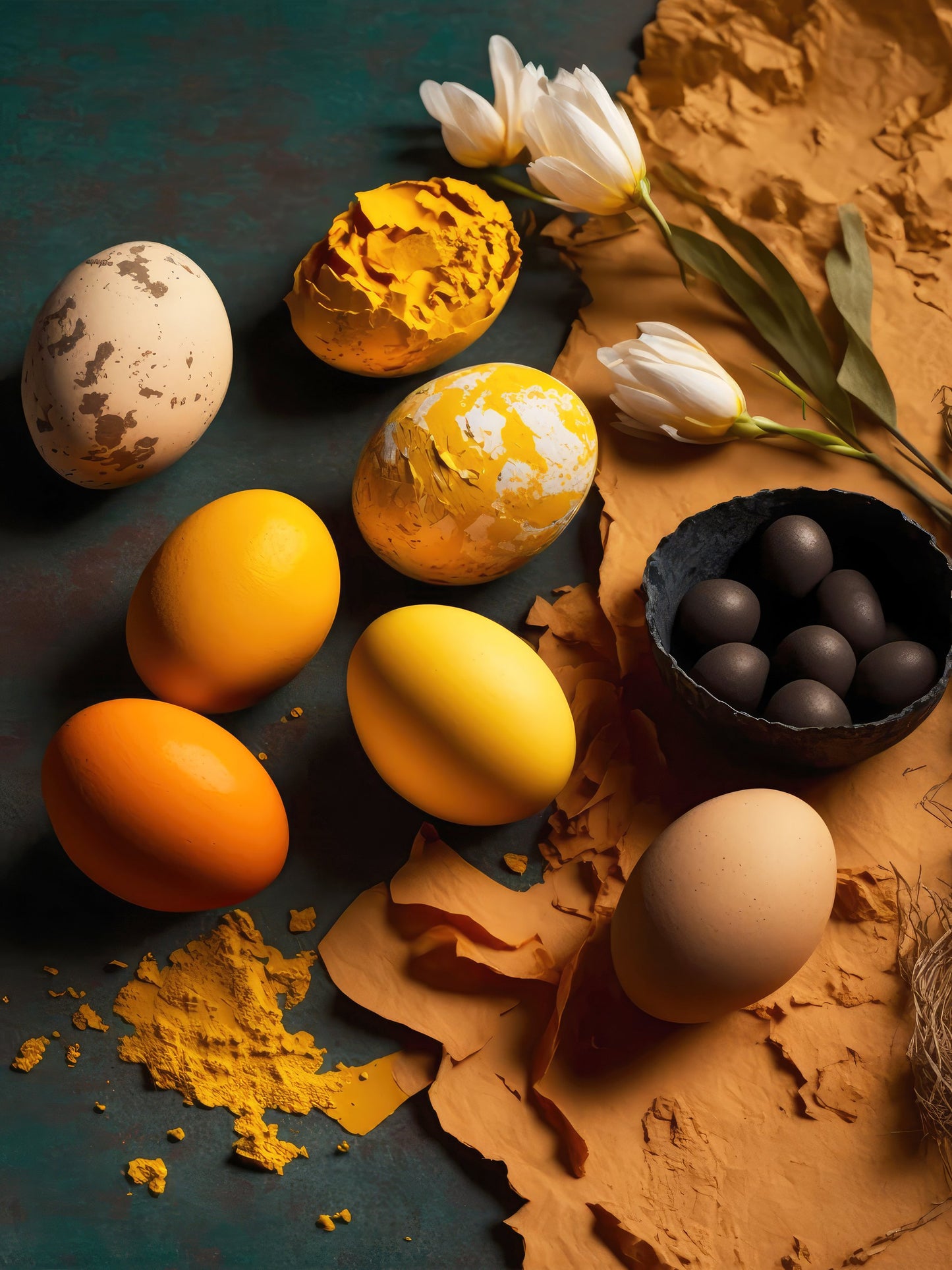 Colored Eggs - Poster / Art Print