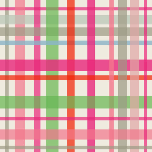 X-Mas Winter tartan pattern - Poster / Art Print