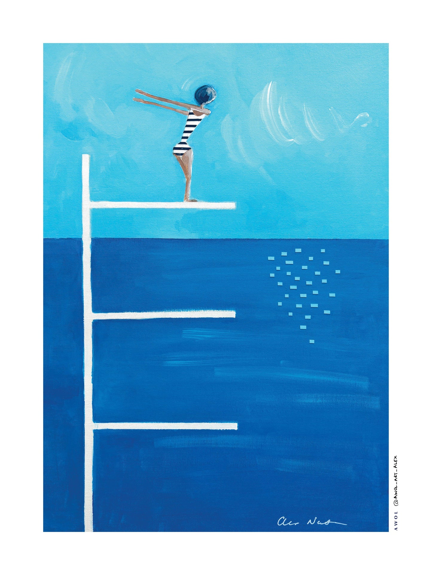 Ready to Dive - Poster / Art Print