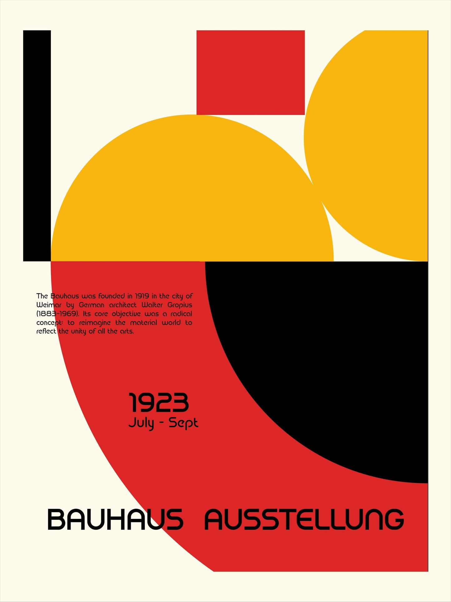 Bauhaus Ausstellung - Poster / Art Print