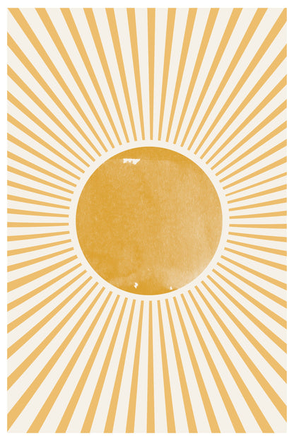 Boho Sun - Poster / Art Print
