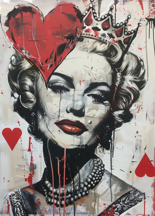Queen of Hearts - Poster / Art Print