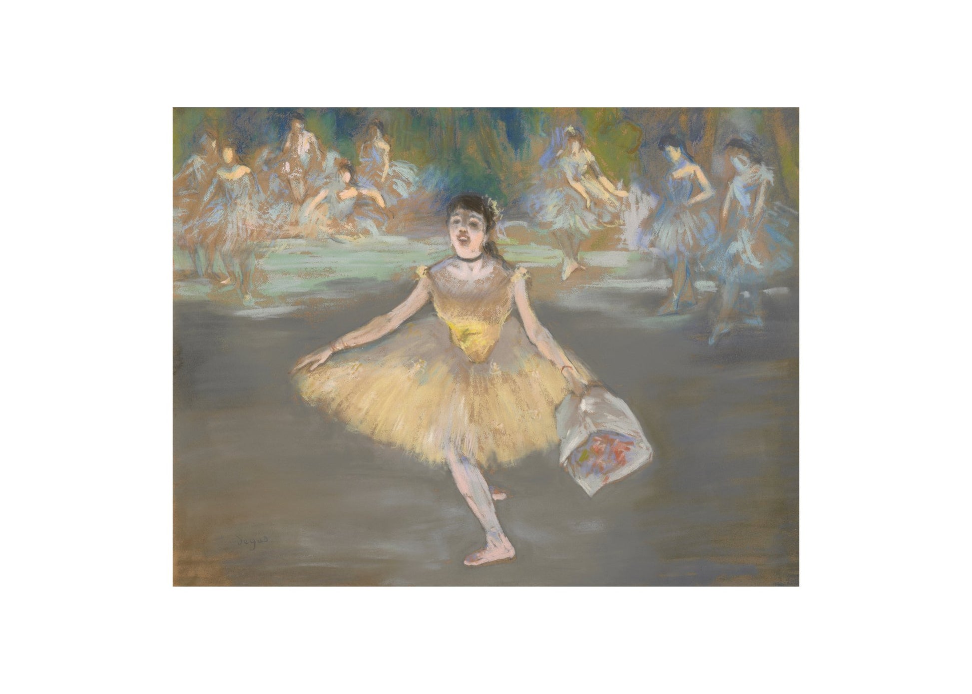 Dancer With a Bouquet - Poster / Art Print