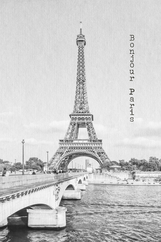 Bonjour Paris - Poster / Art Print