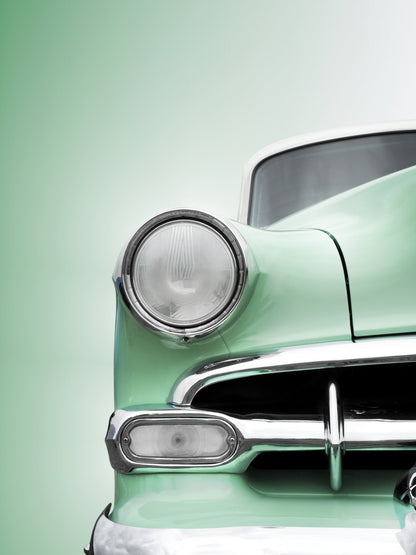 US classic car 1954 Bel Air Powerglide - Poster / Art Print