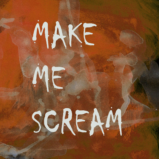 Background 2 Make Me Scream All Caps Copper Terracotta - Poster / Art Print