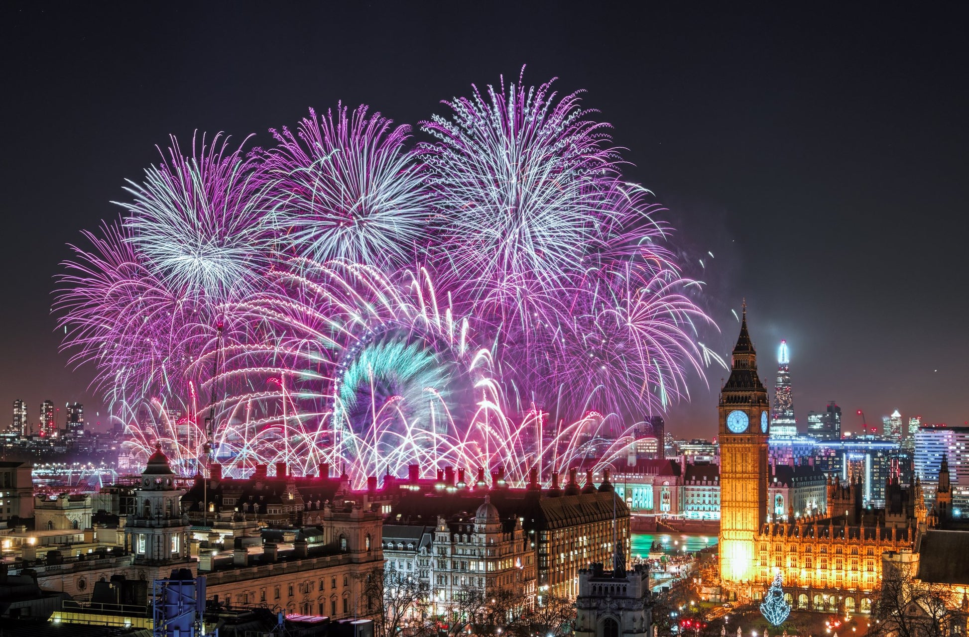 New Year Fireworks - Poster / Art Print