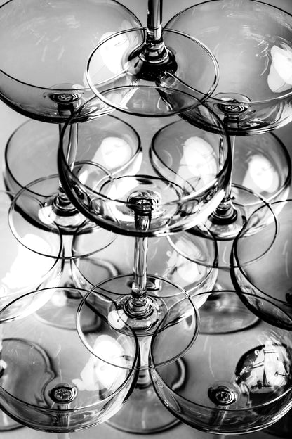 Champagne tower_8 - Poster / Art Print
