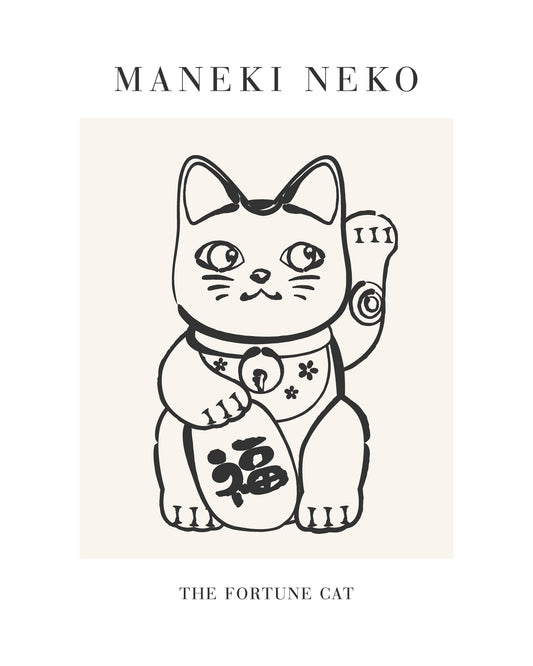 Manekineko No2 - Poster / Art Print