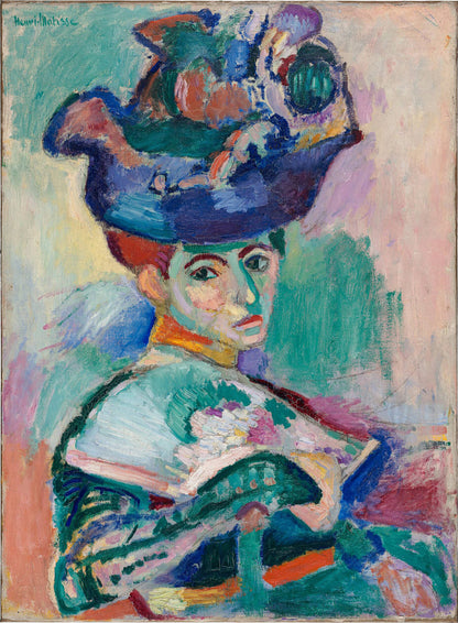 Woman With Hat - Poster / Art Print