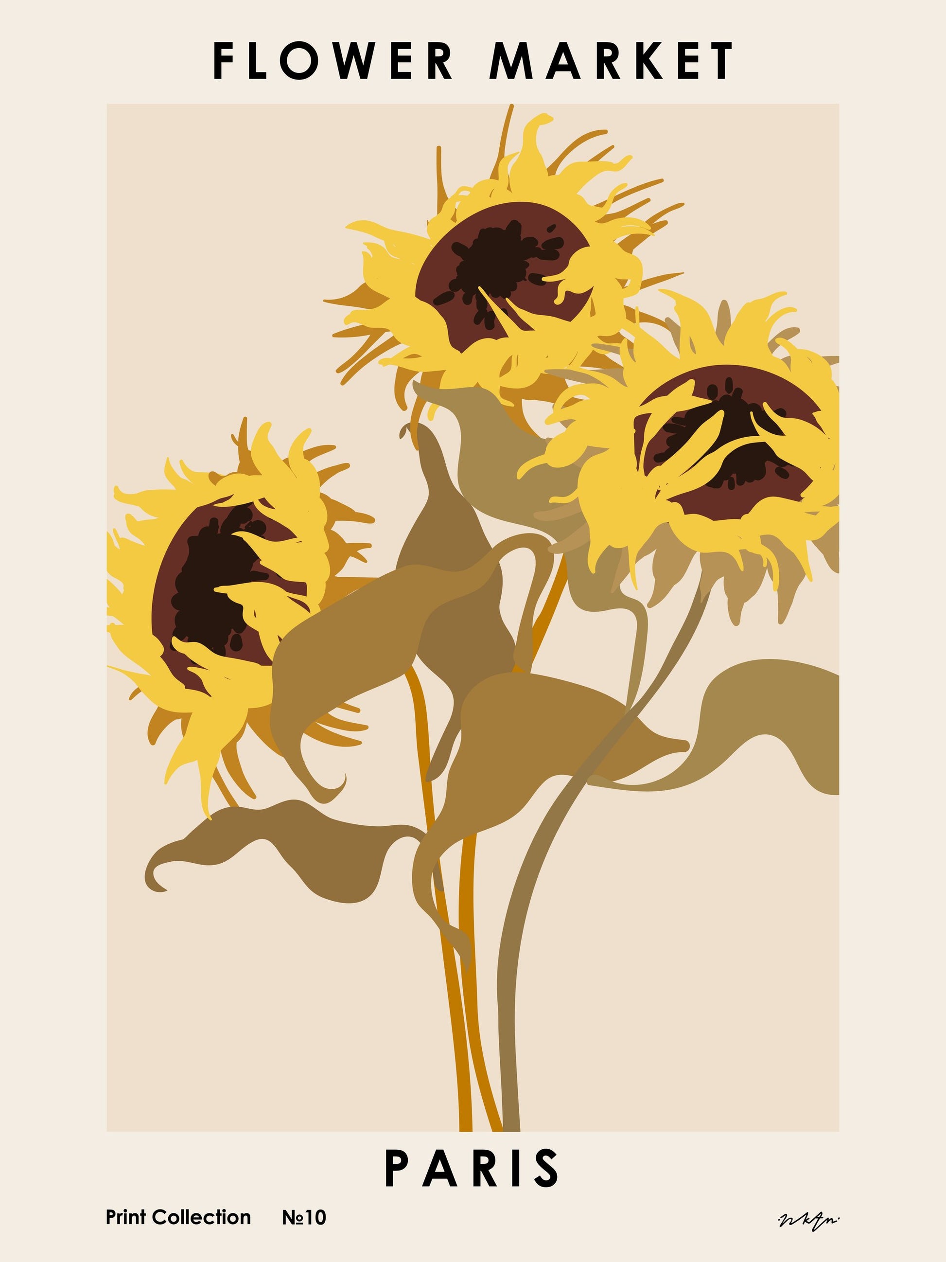 Flower Market. Paris - Poster / Art Print
