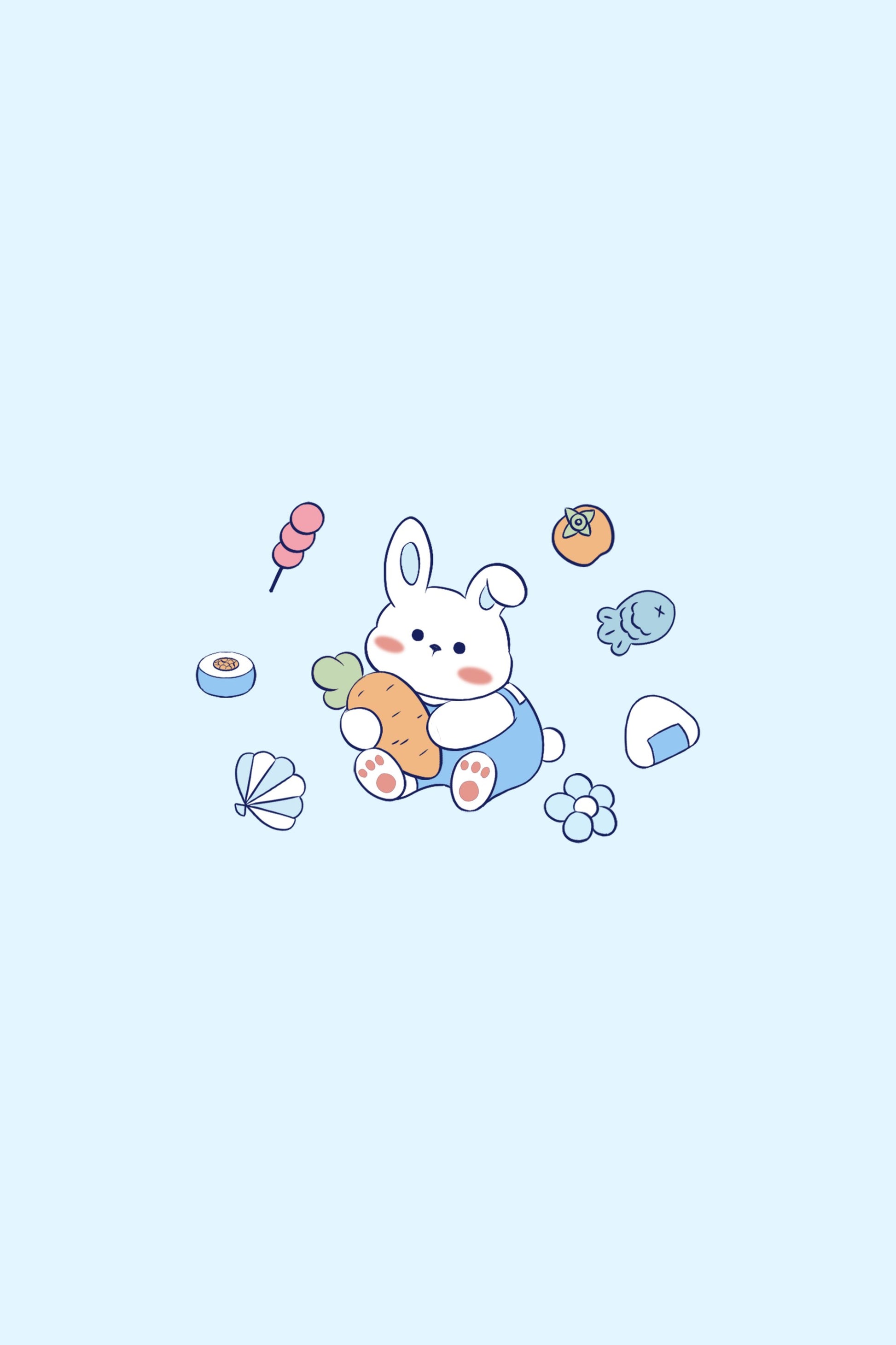 Lazy Rabbit - Poster / Art Print
