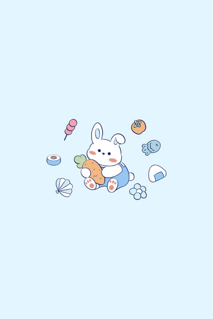 Lazy Rabbit - Poster / Art Print