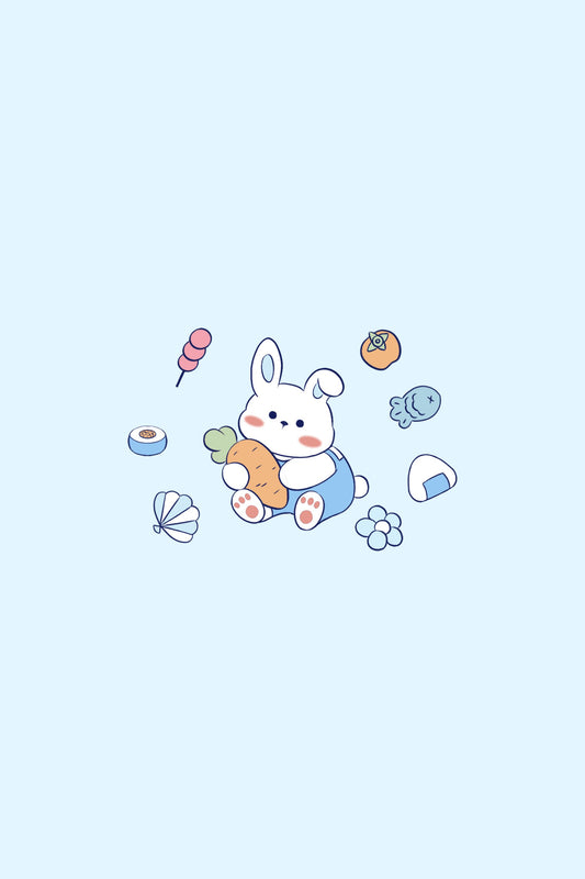 Lazy Rabbit - Poster / Art Print