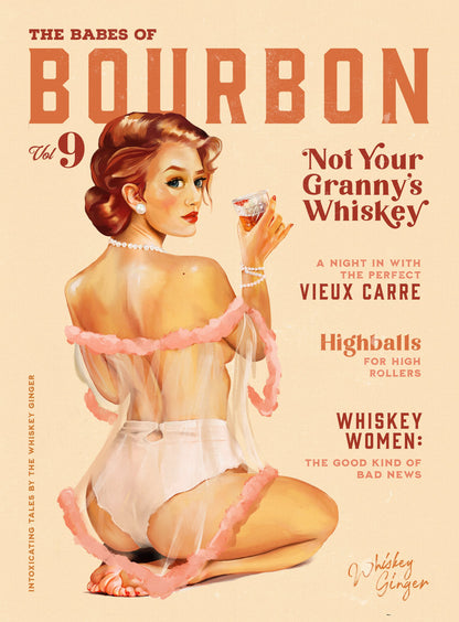 Babes of Bourbon Vol 9 Vintage Whiskey Pinup - Poster / Art Print