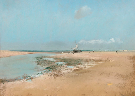 Beach At Low Tide - Poster / Art Print