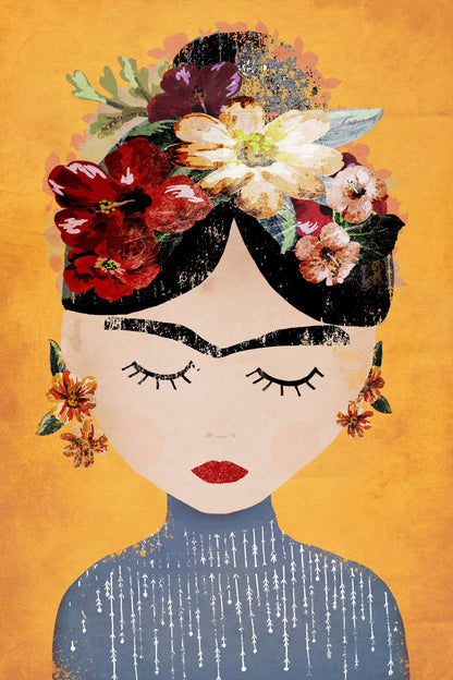 Frida (Yellow Version) - Poster / Art Print