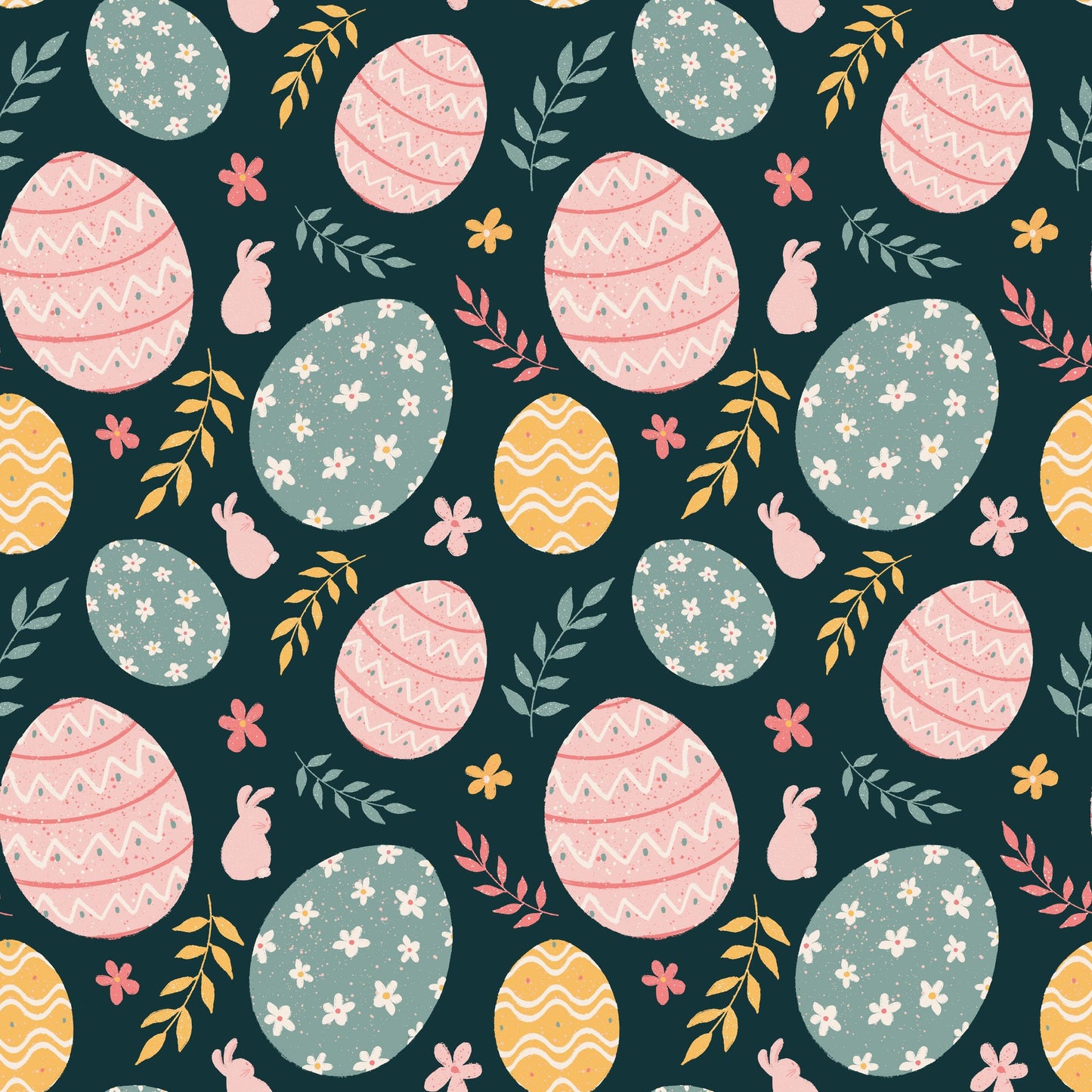 Easter repeat pattern - Poster / Art Print
