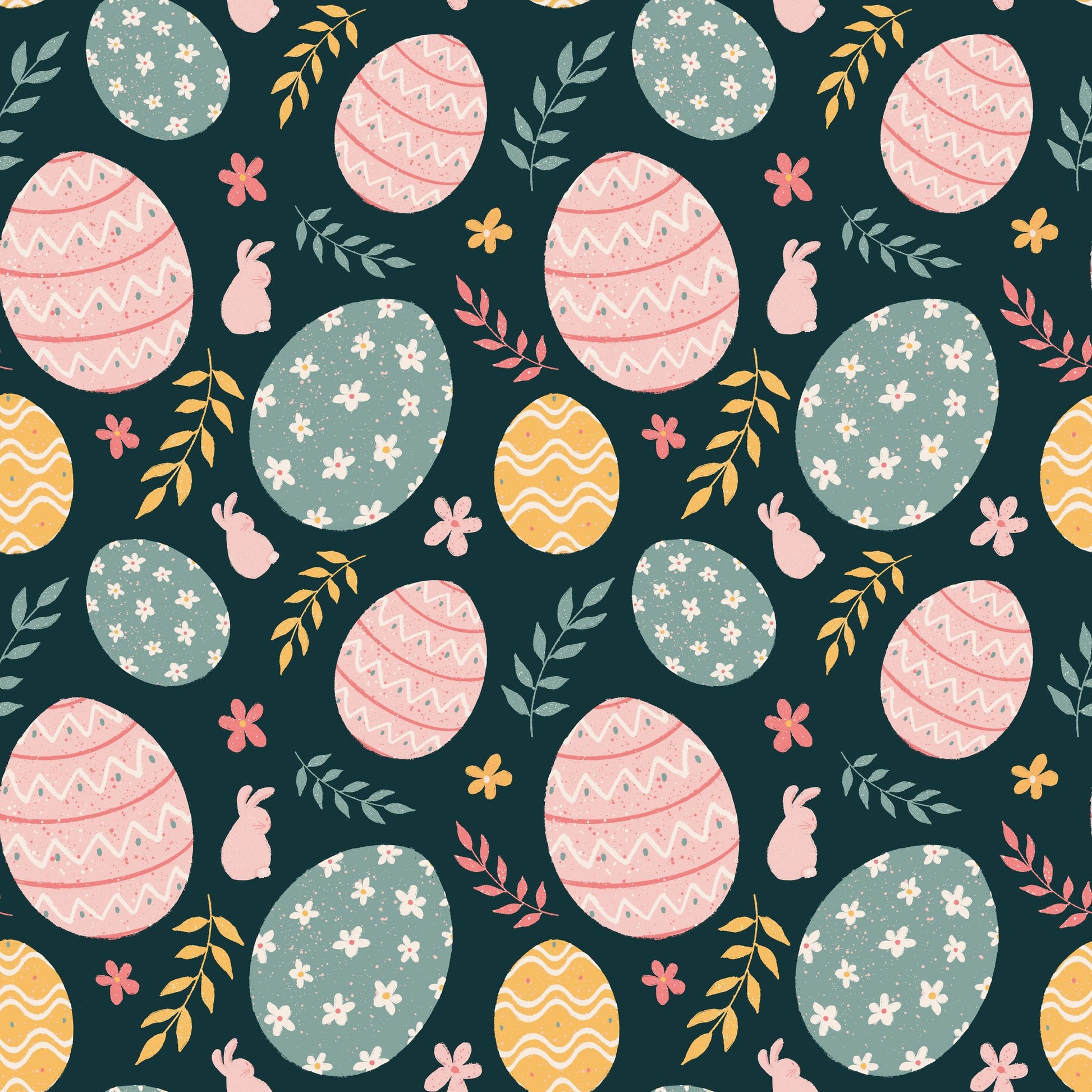 Easter repeat pattern - Poster / Art Print