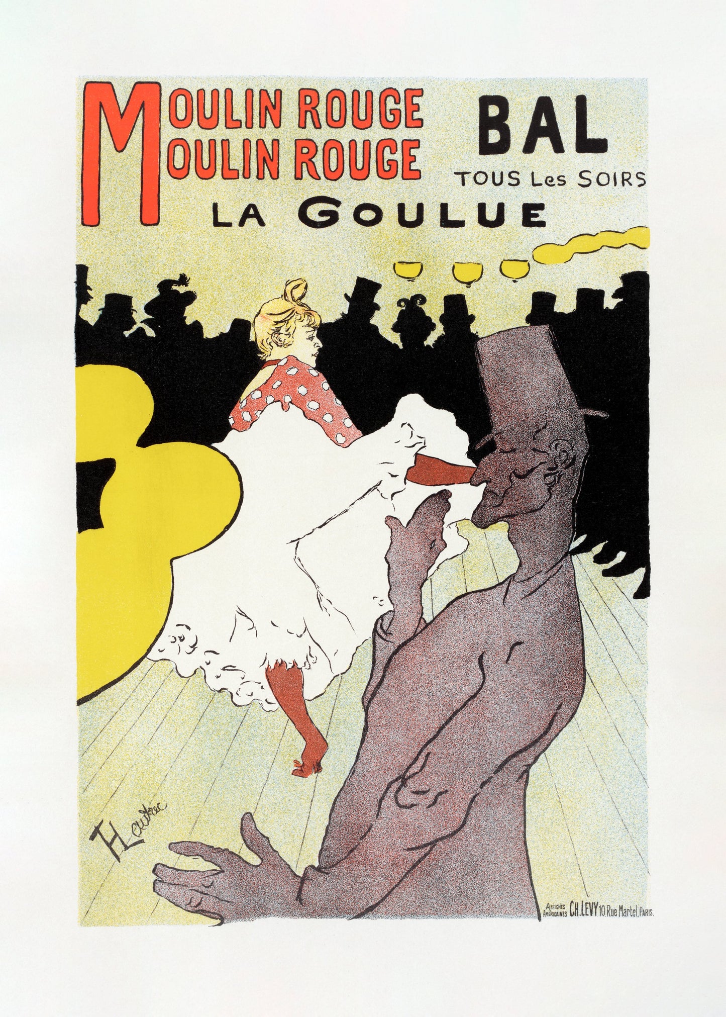 Affiche Pour Le Moulin Rouge la Goulue (1898 - Poster / Art Print