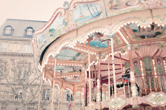 Paris Carousel - Poster / Art Print